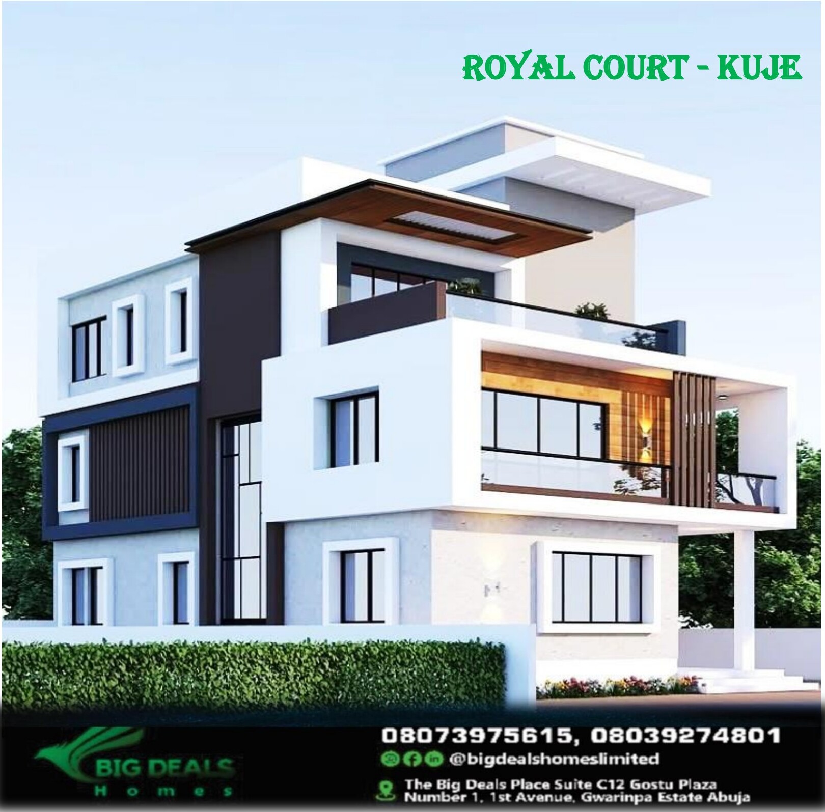 Modern duplex by Big Deals Homes